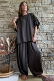 Randles Puff Sleeve Blouse Coffee Bean
